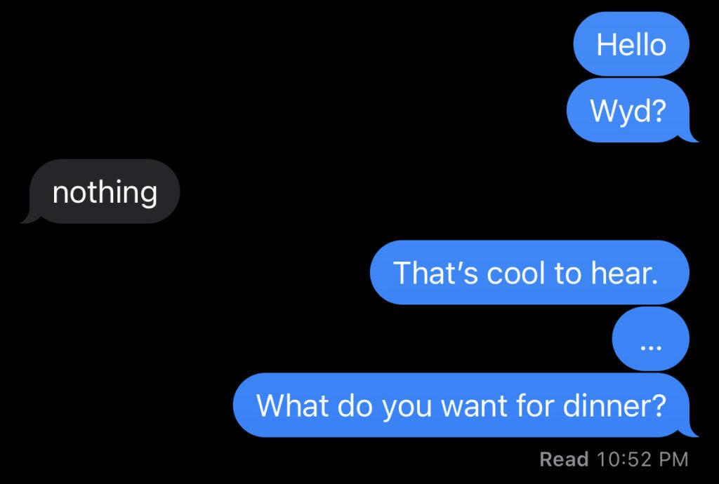 Chat screenshot